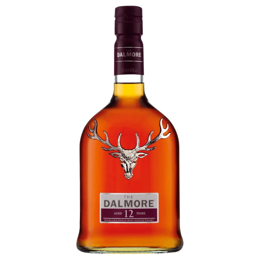 The Dalmore Aged 12 Years Highland Single Malt Scotch Whisky 0,7l
